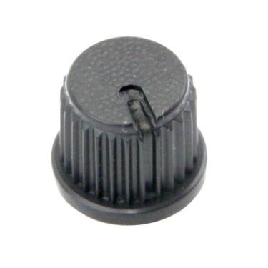 Imagem de 10x Botão Knob Redondo Estriado Sem Parafuso Ad209 - Preto - PIX