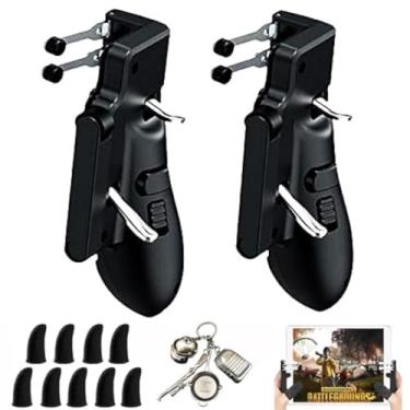 Imagem de Mikirini 12 in 1 Mobile Game Controller Combo for iPad/Tablet, L2R2 Hand Gaming Grip Triggers for PUBG/Knives Out/Call of Duty/Apex