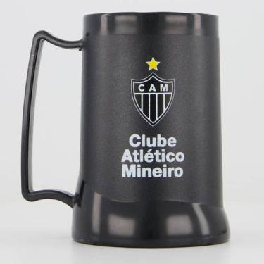 Imagem de Caneca Gel Atlético Mineiro Bi Brasileiro Preta - Licenciados, Único