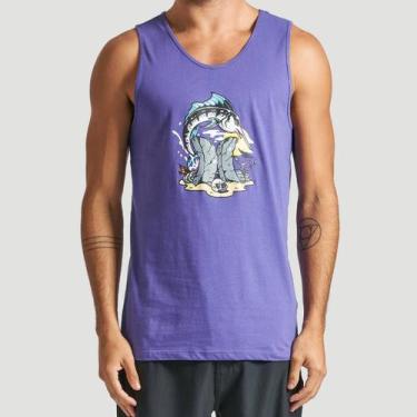 Imagem de Regata Hurley Bedrock Roxo, M