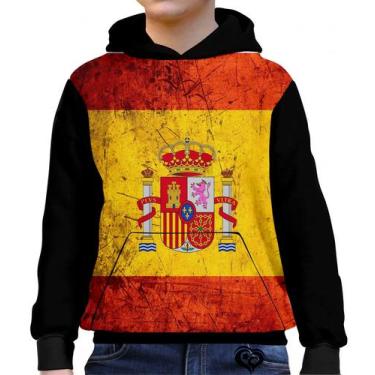 Imagem de Moletom Espanha Infantil Barcelona UNISSEX blusa casaco - Alemark, 8