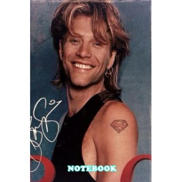 Imagem de NOTEBOOK : Jon Bon Jovi Band Notebook Lined Pages Diary, Thankgiving Notebook and Writing Journal #534