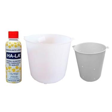 Imagem de Coalho Ha-la 200ml + Forma Redonda 1kg + Forma Redonda 500g - COMBO