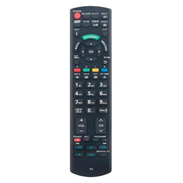 Imagem de Controle remoto de substituição N2QAYB000603 adequado para Panasonic TV TH-L32C30K TH-L32C30M TH-L32C30T TH-L32C30X TH-P42U30D TH-P42U30K TH-P42U30M TH-P42U30P TH-P42U30P 42U30 Q TH-P42U30T TH-P42U30V