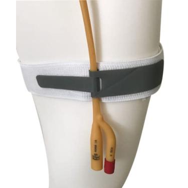 Imagem de YEYSXSY Suporte para Bolsa de Perna de Cateter Suporte para Tubo de Drenagem Urinária Dispositivo de Estabilização de Cateter Antiderrapante Anti-Irritação Suporte para Cateter (4 Unidades)