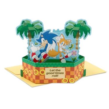 Imagem de Hallmark Paper Wonder Cartão Pop Up Sonic the Hedgehog (Let the Good Times Roll) para aniversários, formatura, parabéns