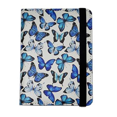 Imagem de Conjunto de porta-cartões de passaporte e vacina, girassóis, capa para passaporte de viagem para carteira de passaporte de couro para homens e mulheres, Borboletas sem costura, One Size, Compacto