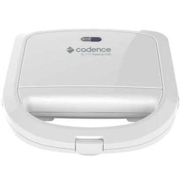 Imagem de Sanduicheira Eletrica 750W Cadence Antiaderente Branca 220V