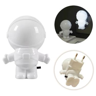 Imagem de Abajur de Tomada Luminária Astronauta Luz Noturna Led Bivolt