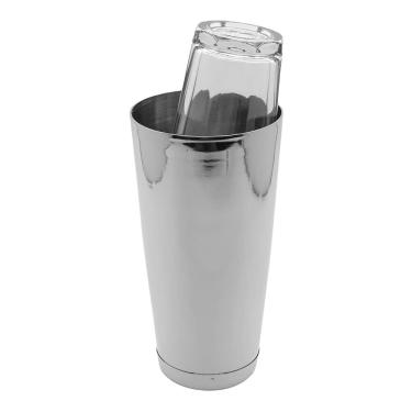 Imagem de Coqueteleira Inox e Mini Tin de Vidro 28/12oz 840/380ml