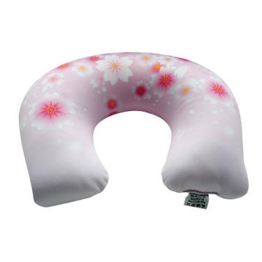 Imagem de Almofada De Amamentação Sapeca Kids Rosa Flores 35X50X12