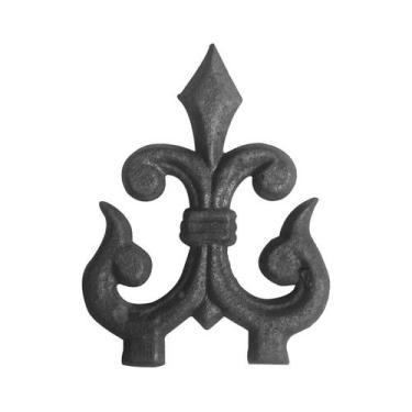 Imagem de Ponteira Ponta de Lança Ferro N09 Grade Portão Muro 13x17cm - UNICLÁUD