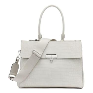 Imagem de Calvin Klein Bolsa feminina Becky – 2 em 1, Beach Pebble, tamanho único, Pedra de praia, One Size