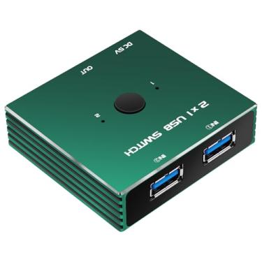 Imagem de Interruptor USB 3.0 2 em 1 saída USB kvm kvm swtich 2 computadores USB 3.1 Switch 2 em 1 saída USB kvm kvm swtich 2 PC USB 3.2 Switcher 2 em 1 USB kvm kvm swtich 2 Desktop USB kvm kvm