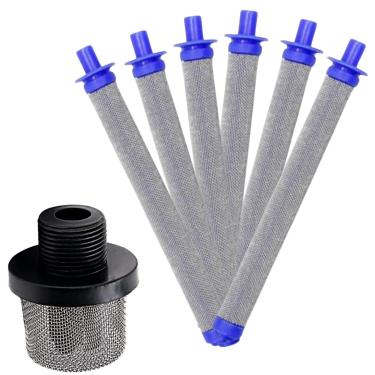 Imagem de TALSWIF Conjunto De Filtros De Substituição Para Filtros De Pulverizador De Tinta Graco, Inclui 1 Unidade 288716 3/4 Pol. Entrada De Rosca De Filtro E 6 Unidades 288749 Filtro De Pistola De Pulveriz