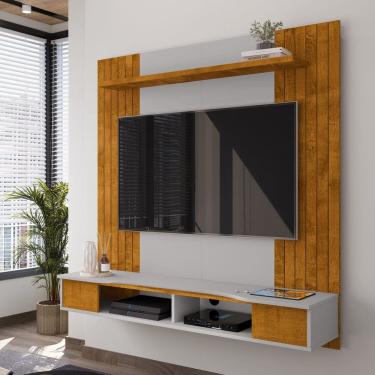 Imagem de Painel para Tv até 55 Polegadas Ipanema Marrom/Cinza