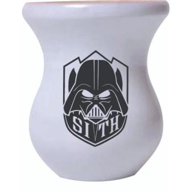 Imagem de Cuia de Madeira Personalizada Star Wars - Mix Atacadista, Branca SW06