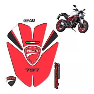 Imagem de Adesivo Protetor Tanque Tankpad Ducati Motor Kit 082 - Resitank