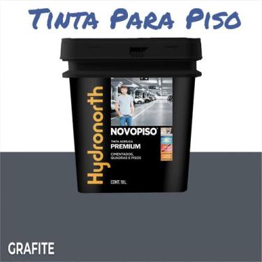 Imagem de Tinta Piso Acrilica Hydronorth Cores 18 Litros - Cores, Grafite