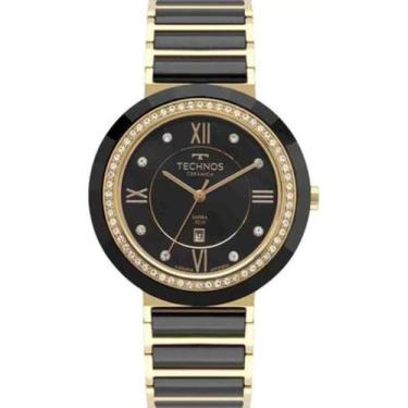 Imagem de Relógio Feminino Technos Preto Ceramic Sapphire 2015CEJ/2P