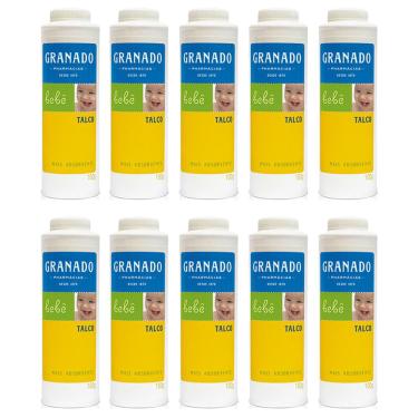 Imagem de Combo 10x Talco Tradicional Granado Pele Do Seu Bebê A Salva De Alergia E Assaduras 100g