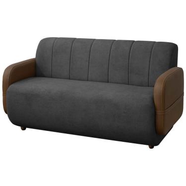 Imagem de Sofá Orgânico Curvo Malbec 2 Lugares 130cm Bouclê Facto - SOFA STORE