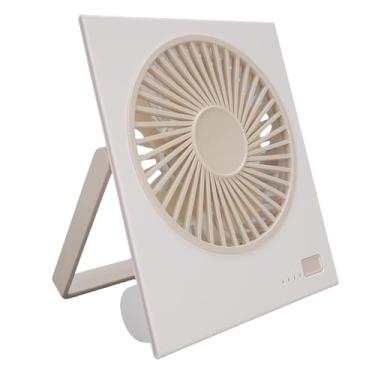 Imagem de Ventilador de Mesa Portátil, Ventilador Silencioso da Mesa USB, Ventilador de Mesa Portátil Ajustável de 4 Velocidades, Design Dobrável para Escritório, Quarto, Casa, Viagem