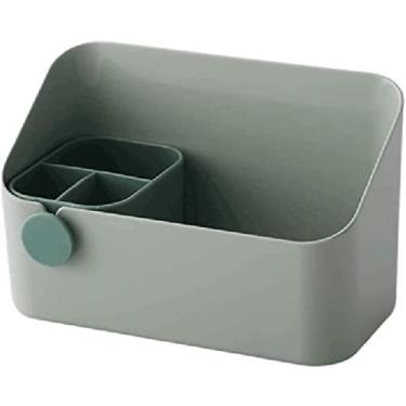 Imagem de Porta-lápis de mesa, suporte de lápis multigrade, suporte de caneta de grande capacidade, suporte de pincel de maquiagem durável multifuncional, suporte de armazenamento de canetas criativo, papelaria