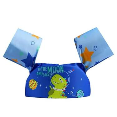 Imagem de Colete Salva Vidas Infantil Kids Bóia De Braço Não Fura (Astronauta amarelo)