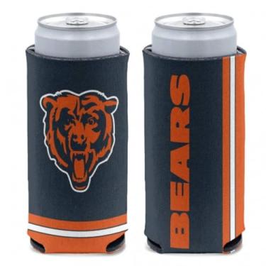 Imagem de WinCraft NFL Chicago Bears Slim Can Cooler, cores de equipe, tamanho único