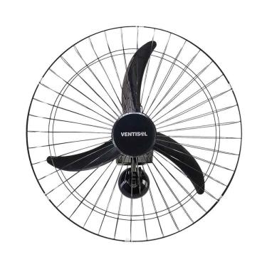 Imagem de Ventilador de Parede Oscilante 60cm Grade Met.Preta Ventisol