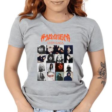Imagem de Camisa Personalizada da Lady Gaga Mayhem Tour 2025 Unissex Camiseta - 