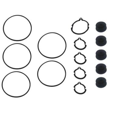 Imagem de Kit Anel Guarniçao Borracha Vedação Fogão Cooktop Fischer 5 Bocas 1642