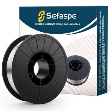 Imagem de Sefaspe Flux Core Wire .030 - Aço Suave Sem Gás Baixo Splatter E71TGS Mig Fio de Solda 4,5 kg Carretel de Plástico ABS