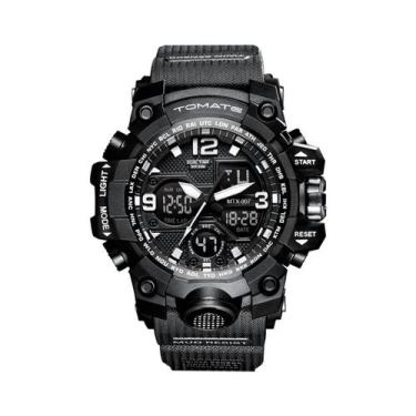 Imagem de Relógio Esportivo Emborrachado Digital E Analógico Masculino - Tomate