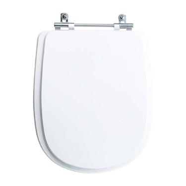 Imagem de Tampa Vaso Sanitário Poliester Acrilico Paris Branco Para Bacia Ideal Standard