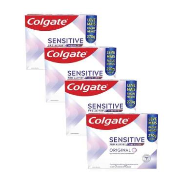 Imagem de Kit 4 Pack Creme Dental Colgate Sensitive Pro-Alívio Imediato 90g