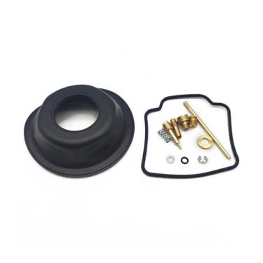 Imagem de Kit de reparo de carburador para Polaris Magnum 325 330 425 500 ATV configurar válvula de agulha de diafragma a vácuo peças de parafuso de ar (4 peças)