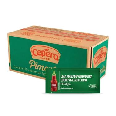 Imagem de Molho de Pimenta Cepêra Sachê 5g Caixa C/ 175 Unidades