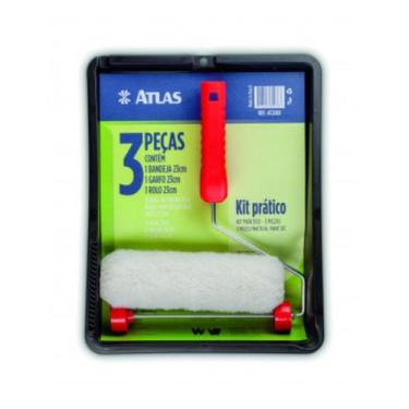 Imagem de Kit para Pintura Prático 3 Peças Atlas
