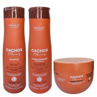 Imagem de Kit Arvensis Professional Cachos Naturais - Shampoo 300ml + Condiciona