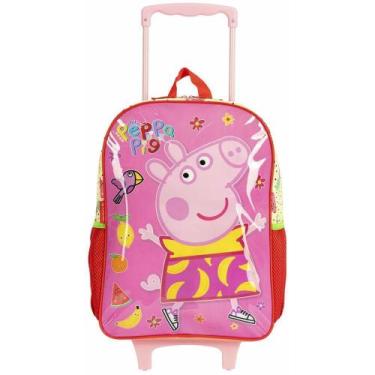Imagem de Mochila Infantil com Rodinha Peppa PIG Fruits G 50CM - Sestini