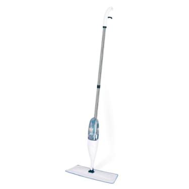 Imagem de Mop Spray Giratório Flash Mágico 350ml – Rodo Mop, Esfregão Giratório e Mop Spray Limpeza para Pisos e Azulejos com Cabo Inox