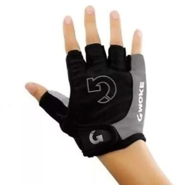 Imagem de Luva Academia Gel Meio Dedo Bike Ciclismo Academia Confortável (L)