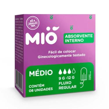 Imagem de Absorvente Interno Mió Médio Fluxo Regular 8 Unidades