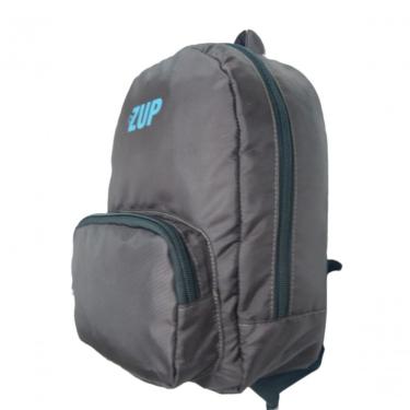 Imagem de Mochila Feminina De Nylon Emborrachado Impermeavel Zup Cor Cinza