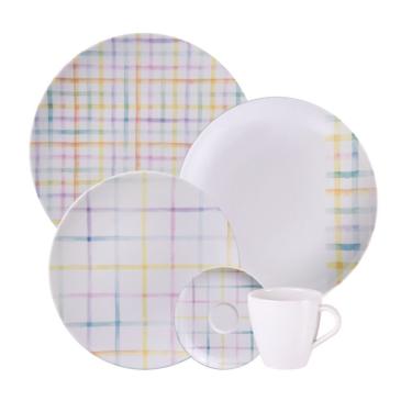 Imagem de Aparelho De Jantar Em Porcelana 20 Peças Sweet Color Tramontina