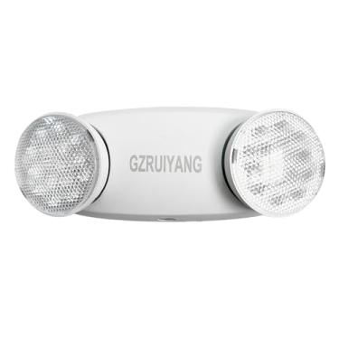 Imagem de GZRUIYANG Luzes De Emergência Com Bateria Reserva, Pacote 1 Unidade, Comerciais Led, Homologadas Pela Ul, Ca 120/277 V, Luminárias Saída Fiação Para Empresas - (Brancas)