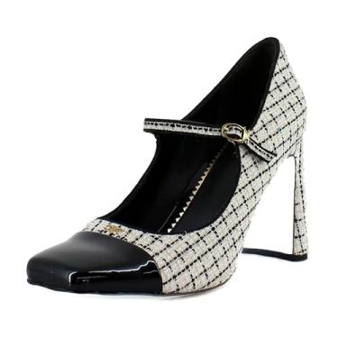 Imagem de Circus NY by Sam Edelman Elora Pump feminino, fava de baunilha/preto, 42