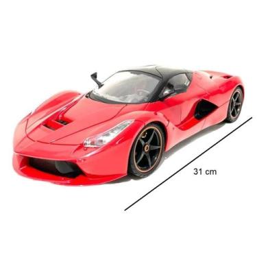 Imagem de Carro de Controle Remoto Esportivo sem Fio Vermelho 31cm 1:14 Dm Toys 